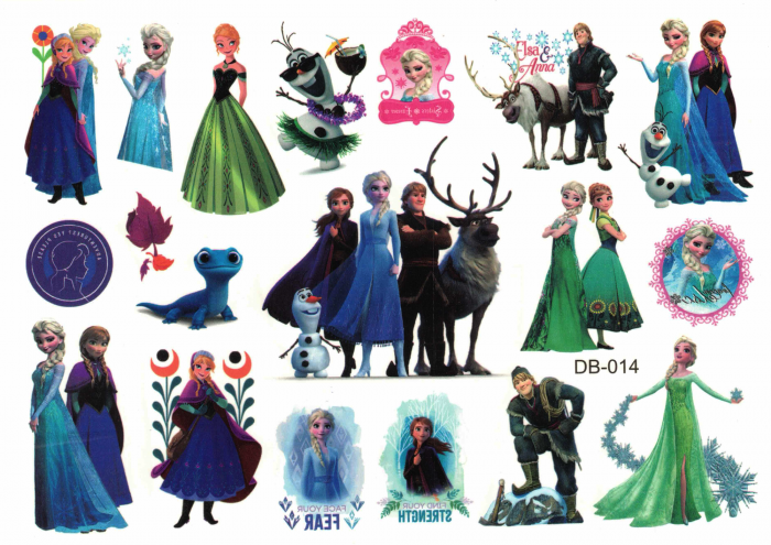Set 18 tatuaje temporare copii, Frozen, Multicolor [1]