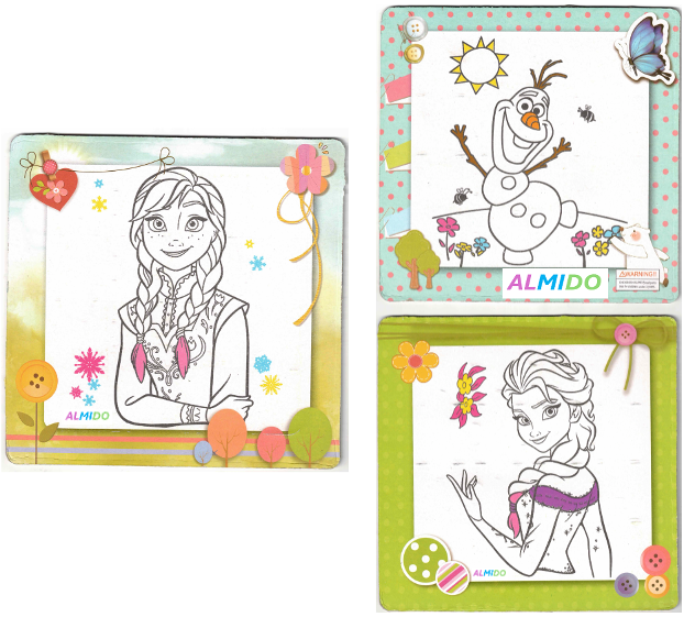 Set 3 Puzzle 16 piese, Frozen 1, Almido, Multicolor [2]