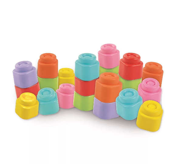 Set cuburi Soft Clemmy - Touch & Play, 10 piese, Multicolor [2]
