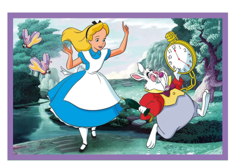 Set joc 6 cuburi, Poveste Disney Classics, Clementoni, 12 cm x 8 cm, Multicolor [7]