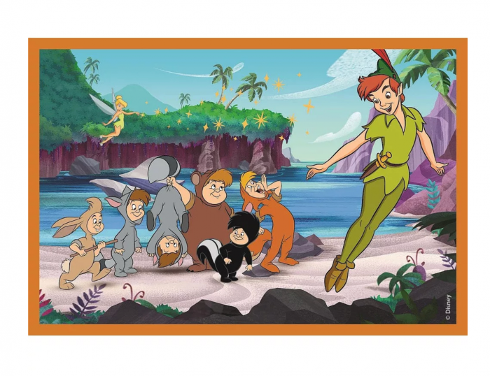 Set joc 6 cuburi, Poveste Disney Classics, Clementoni, 12 cm x 8 cm, Multicolor [3]