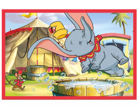 Set joc 6 cuburi, Poveste Disney Classics, Clementoni, 12 cm x 8 cm, Multicolor [6]