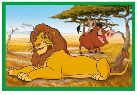 Set joc 6 cuburi, Poveste Disney Classics, Clementoni, 12 cm x 8 cm, Multicolor [4]