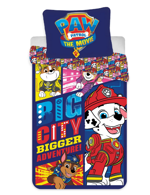 Set lenjerie pat copii PawPatrol Almido, 2 piese, multicolor, 100×135 cm, 40×60 cm [1]
