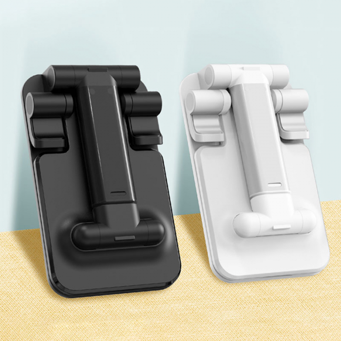 Suport pentru desktop ipad telefon tablet Stand Pliabil universal iPad Samsung Huawei Xiaomi Alb [2]