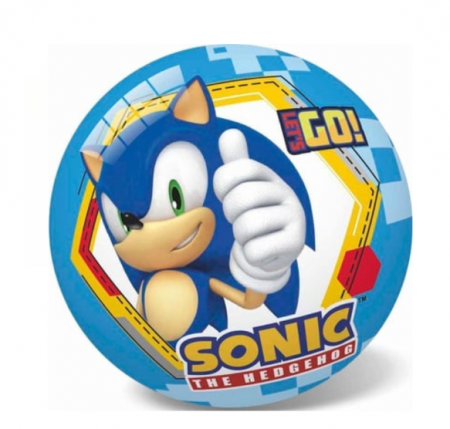 Decoratiuni petreceri - Balon folie Sonic, rotund, Almido, Albastru 45 cm