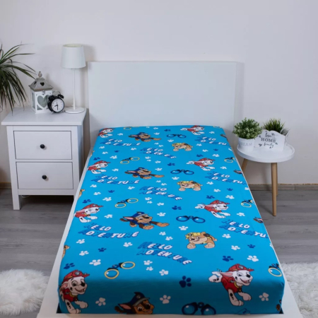 Cearsaf cu elastic, Almido, Patrula Catelusilor Hello Adventure 90x200 cm [1]