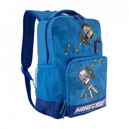 Ghiozdane scoala - Ghiozdan Minecraft, albastru, 35 cm Albastru