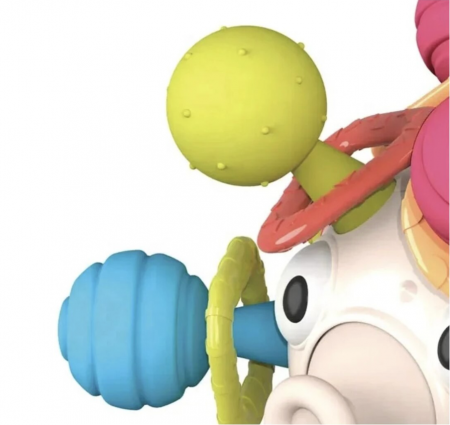 Jucarie senzoriala si dentitie pentru bebelusi, Almido,  Peste Balon [4]