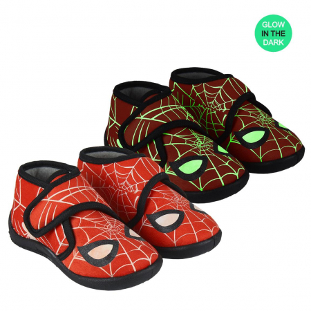 Pantofi de interior Spiderman Glow in the Dark Rosu 23 EU [8]