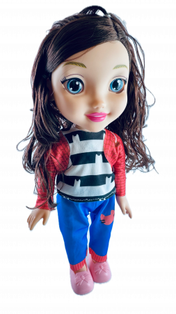 Papusa Gabi DOLL LUCKY, Almido, canta, cu baterii, 32 cm [1]