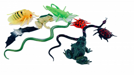 Set 10 figurine, diferite insecte, Natural Species, multicolor [2]