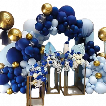Decoratiuni petreceri - Set Arcada baloane aniversare, Almido, 91 piese