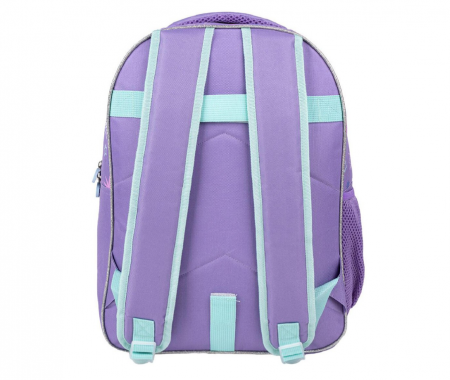 Set FROZEN, 2 piese, Ghiozdan 41cm si Penar dublu, Mov [3]