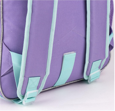 Set FROZEN, 2 piese, Ghiozdan 41cm si Penar dublu, Mov [9]