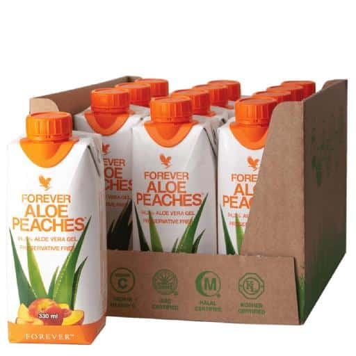 ALOE PEACHES 330ML 12 PACK 330ml/cutie [1]