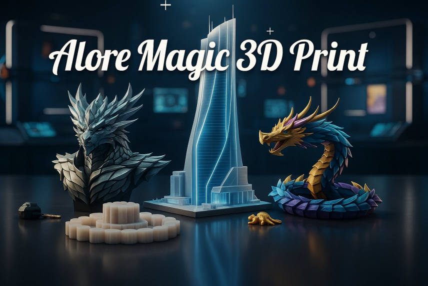 IDEEA TA PRINDE VIATA CU ALORE MAGIC 3D PRINT
