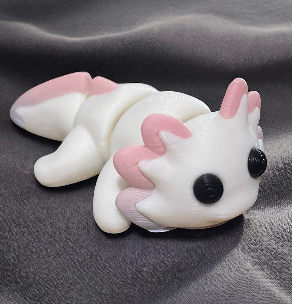 Breloc Axolotl – Alore Magic 3D Print [2]