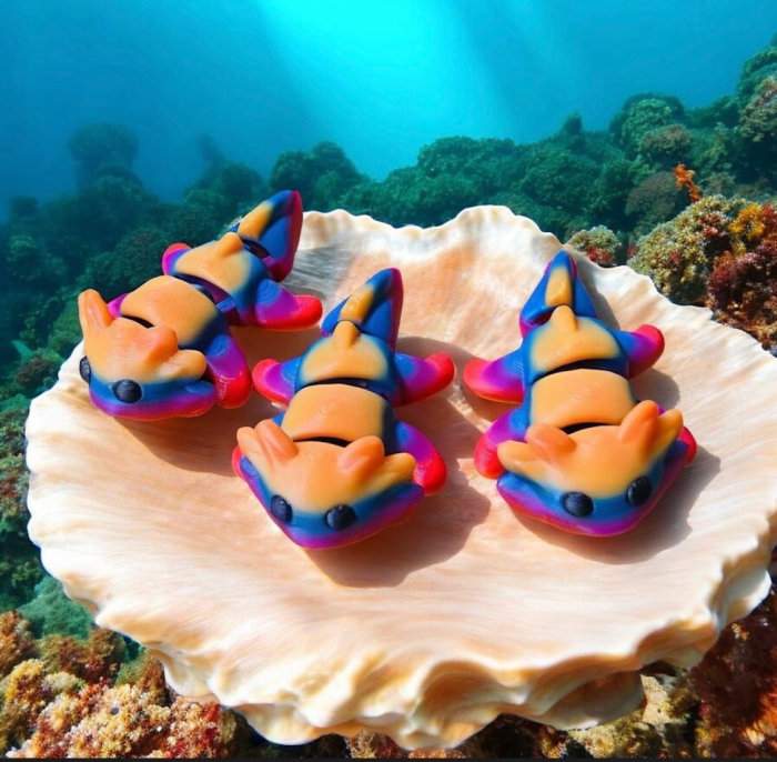 Breloc Axolotl – Alore Magic 3D Print [4]