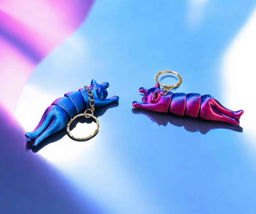 Breloc Meow - pisicuță articulată 3D Alore Magic 3D Print [7]