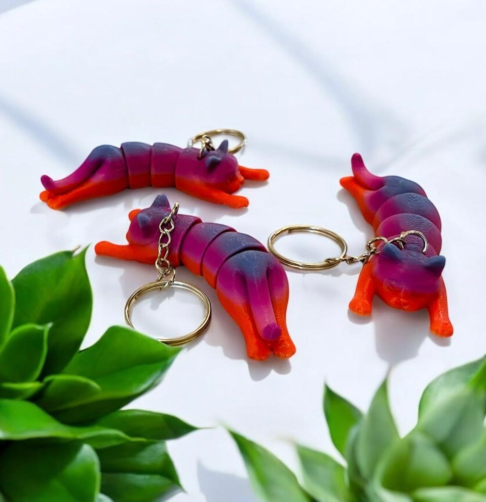 Breloc Meow - pisicuță articulată 3D Alore Magic 3D Print [5]