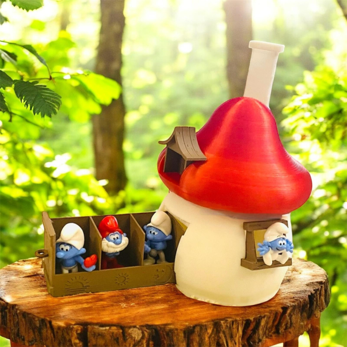 Casuta Strumfilor – decor 3D realizat de Alore Magic 3D Print [5]