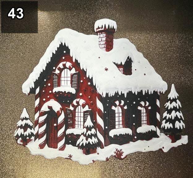 Decoratiuni 3D de Craciun – Casute si Oameni de Zapada [43]