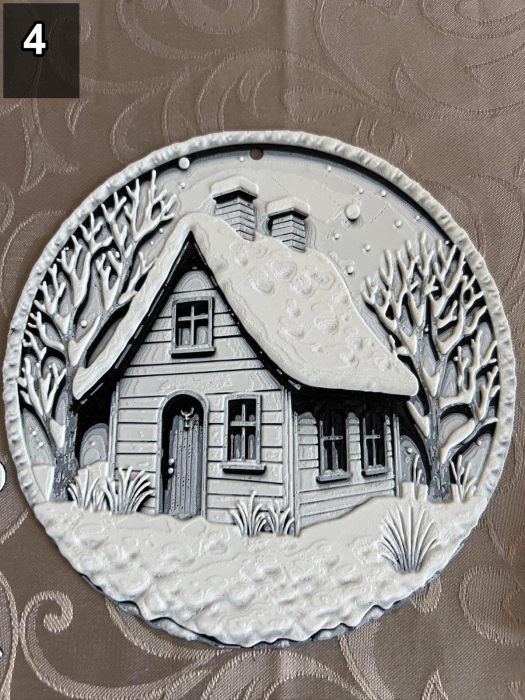 Decoratiuni 3D de Craciun – Casute si Oameni de Zapada [4]