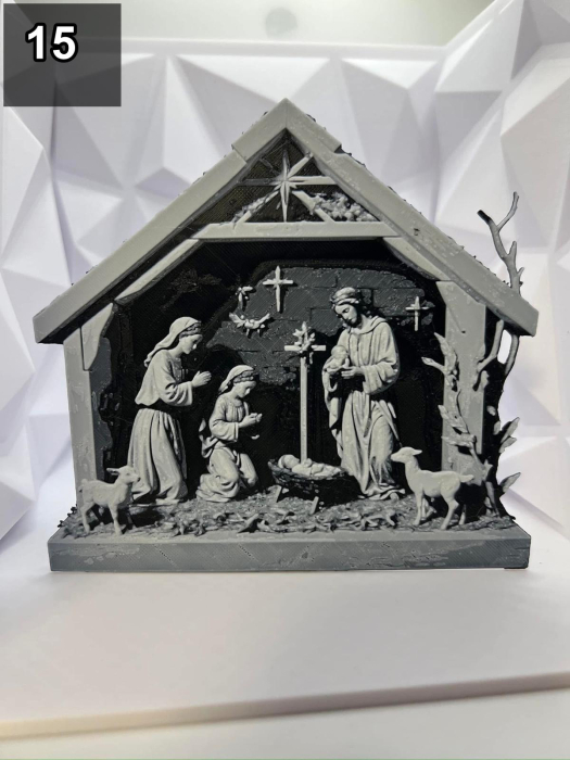 Decoratiuni 3D de Craciun – Casute si Oameni de Zapada [16]