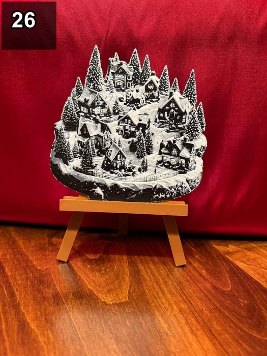 Decoratiuni 3D de Craciun – Casute si Oameni de Zapada [26]