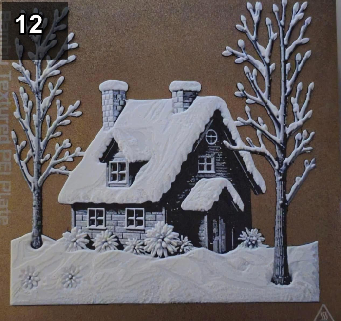 Decoratiuni 3D de Craciun – Casute si Oameni de Zapada [13]