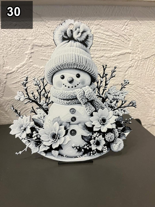 Decoratiuni 3D de Craciun – Casute si Oameni de Zapada [30]