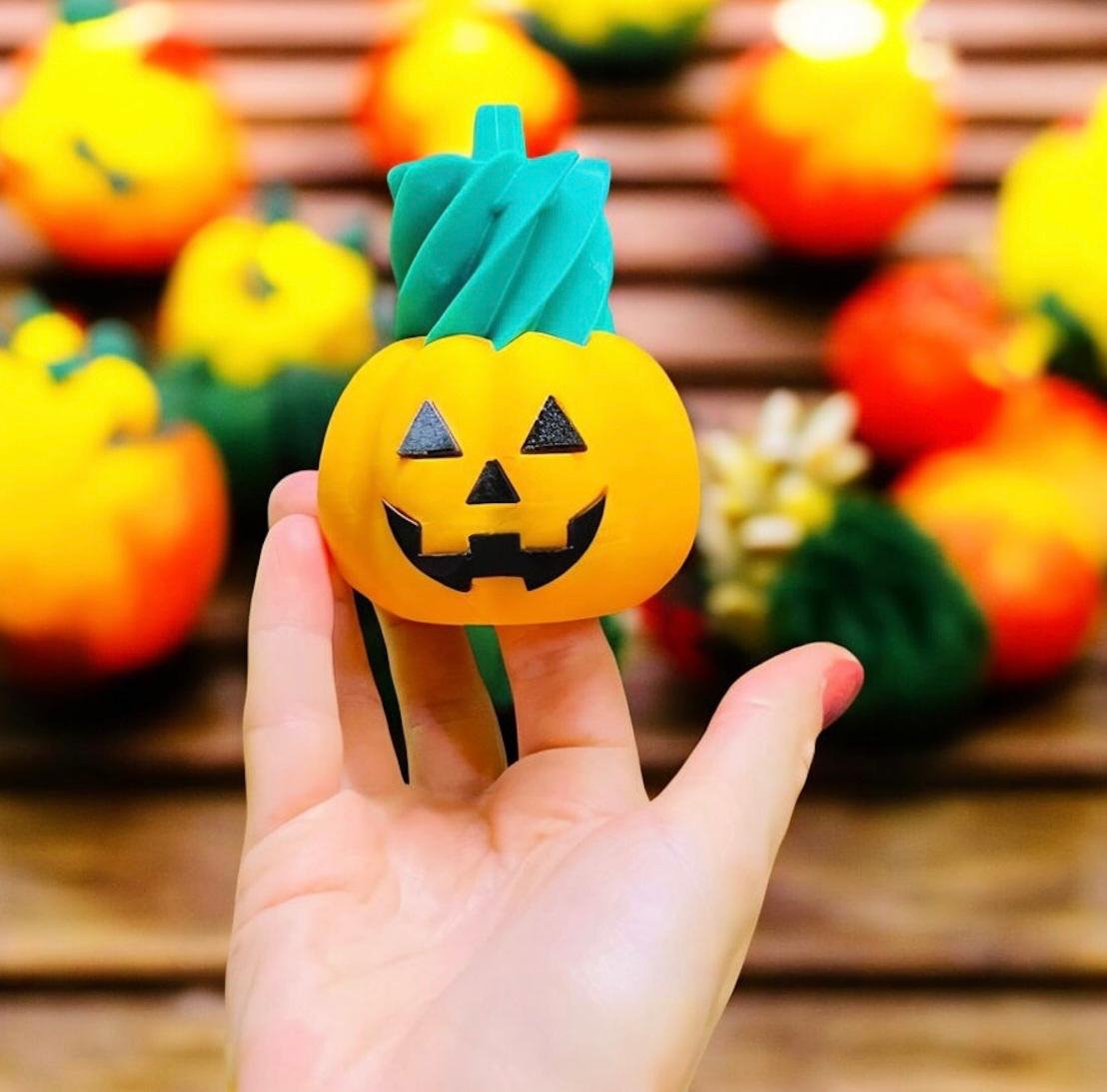 Dovleac Fidget Flexibil - Print 3D Halloween [3]