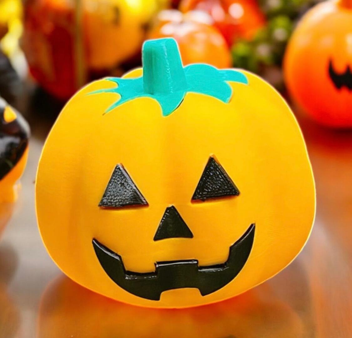 Dovleac Fidget Flexibil - Print 3D Halloween [2]