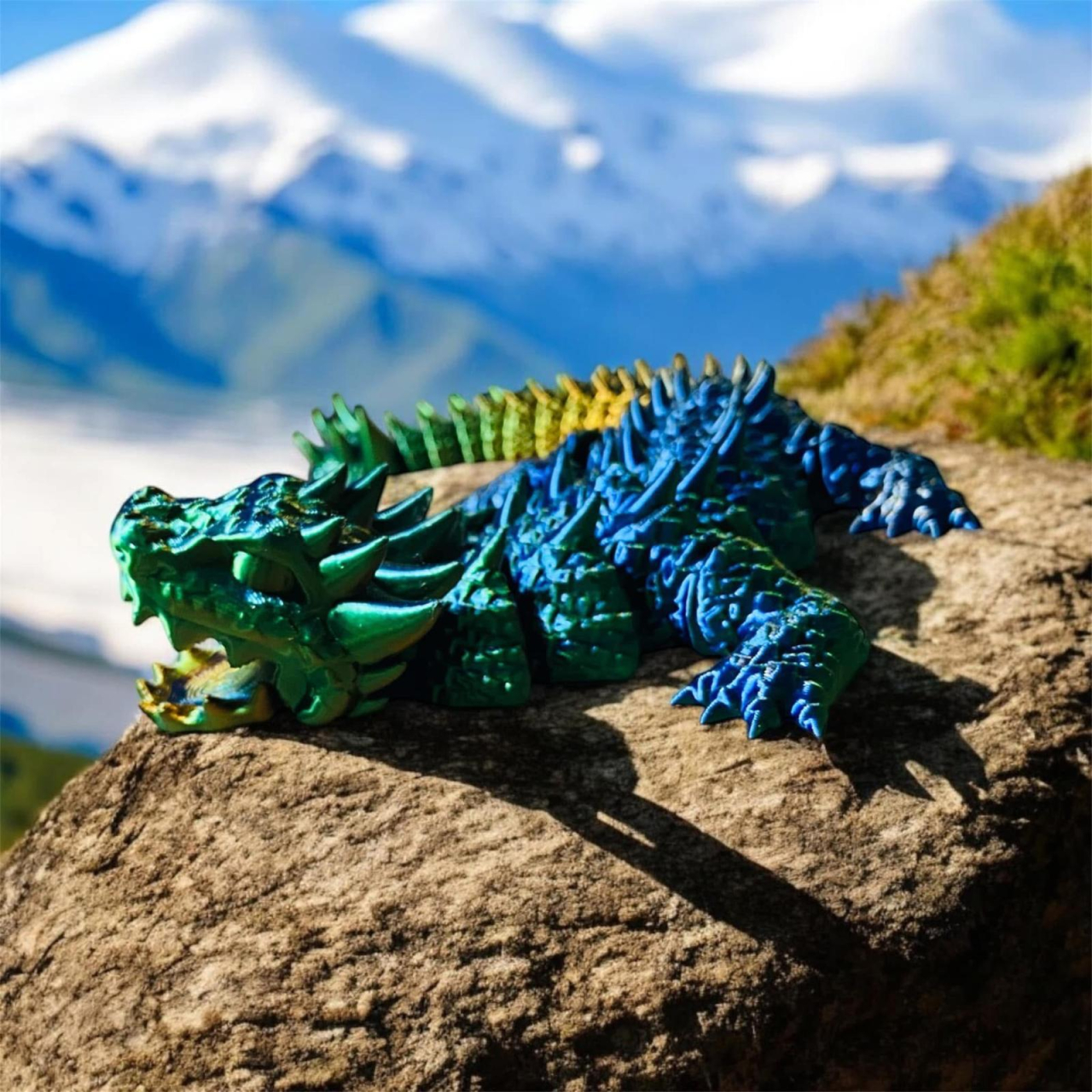 Echo Dragon articulat printat 3D – jucărie și decor colecționabil [2]