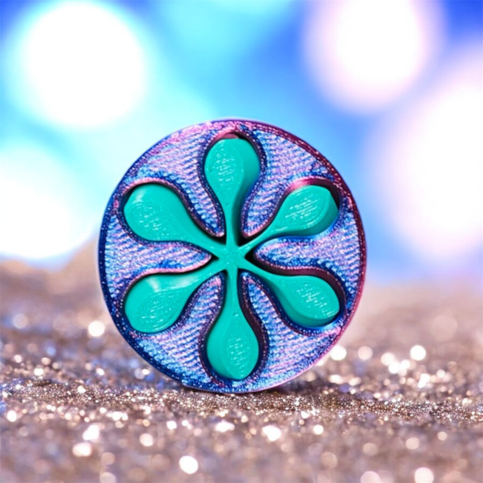 Fidget Slide Bradut – Jucarie antistres 3D cu design spiralat de Craciun [4]