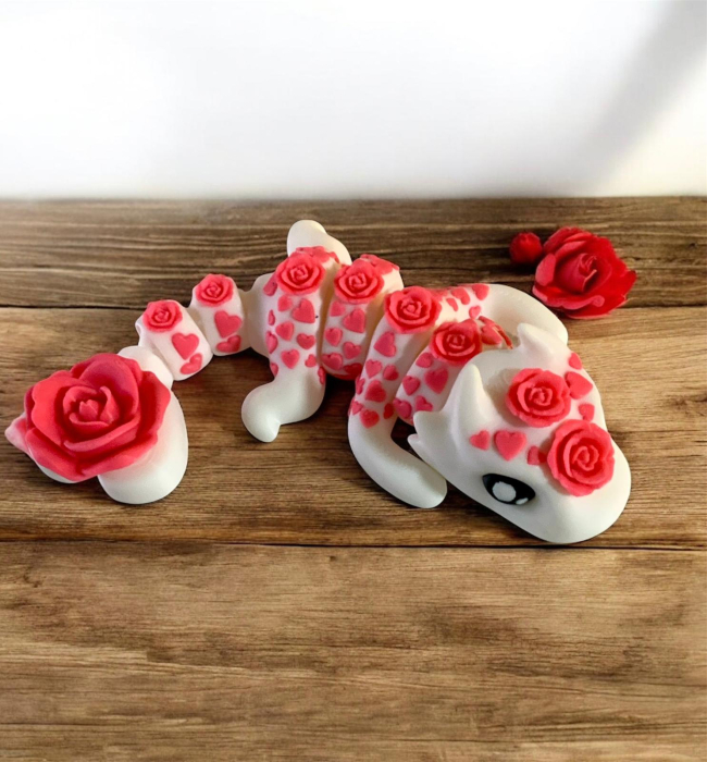 Floral Axolotl – Alore Magic 3D Print [5]