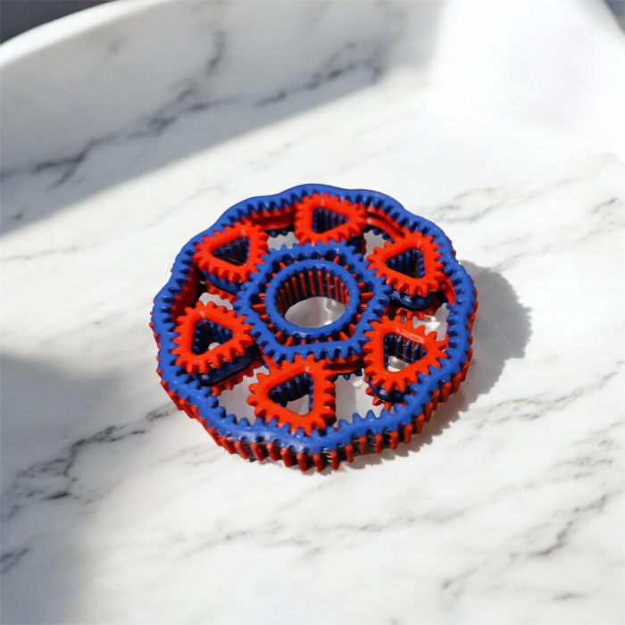Gear Fidget – Jucărie Antistres cu Mecanism Rotativ 3D [4]
