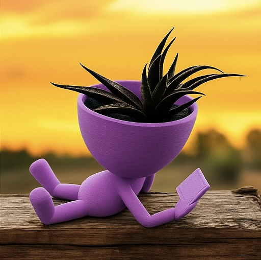 Little Buddy Planter – Ghiveci Omuleț 3D Printat [5]