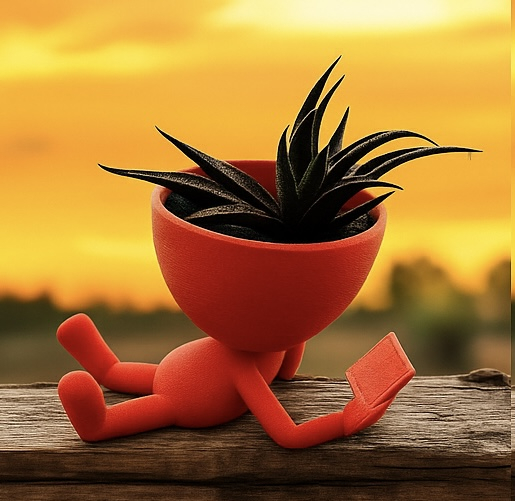 Little Buddy Planter – Ghiveci Omuleț 3D Printat [4]