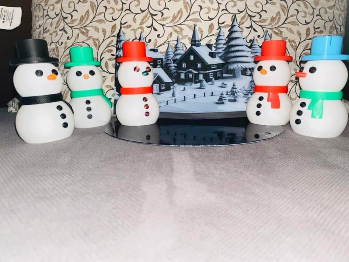 Om de Zăpadă – Figurină decorativă 3D Alore Magic 3D Print [3]