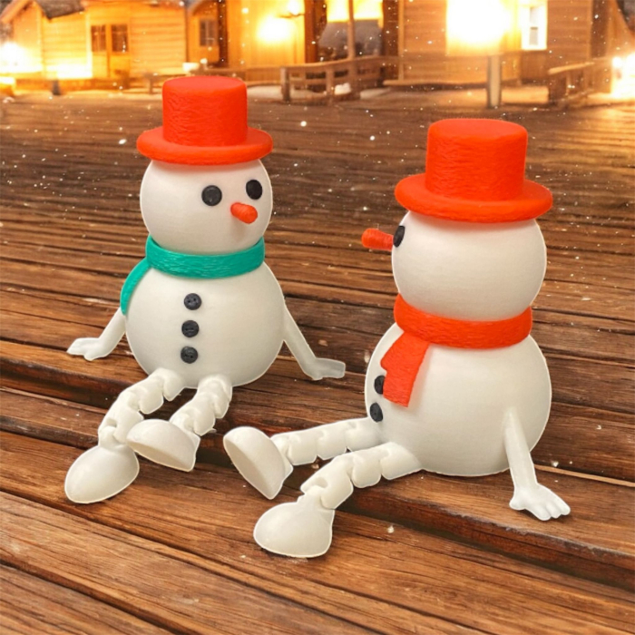 Om de Zăpadă Articulat – Figurină decorativă 3D Alore Magic 3D Print [3]