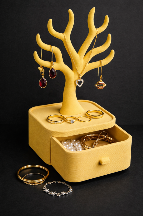 organizator bijuterii suport elegant cu sertar [4]