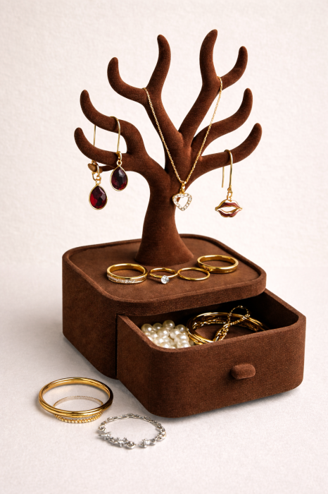 organizator bijuterii suport elegant cu sertar [5]