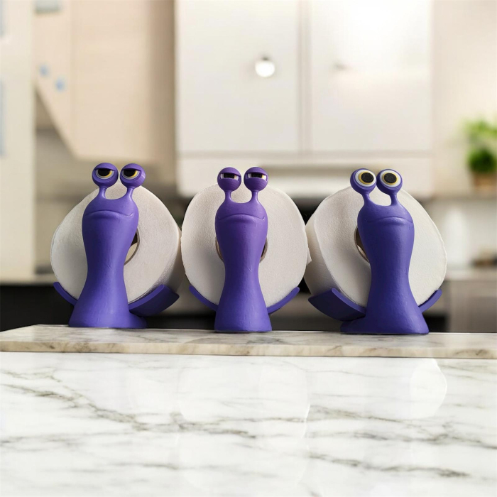 Snail Rollo – Suport hârtie igienică 3D amuzant în formă de melc [4]
