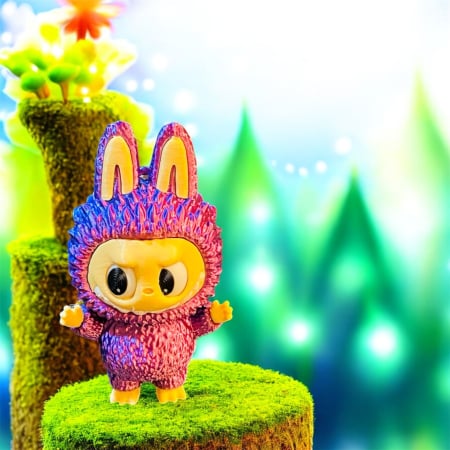 BRELOCURI - Breloc Labubu cu ochi rotitori – accesoriu amuzant si expresiv