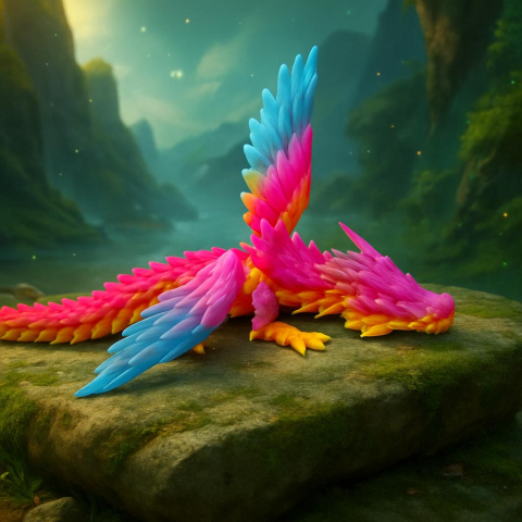 Blaze Dragon – dragon articulat 3D multicolor [2]