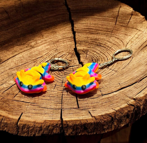 PRINTURI ARTICULATE - Breloc Axolotl – Alore Magic 3D Print