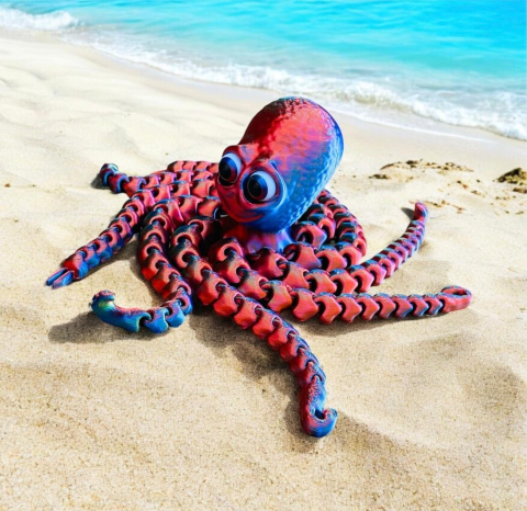 PRINTURI ARTICULATE - Caracatița Octo Twist – Alore Magic 3D Print
