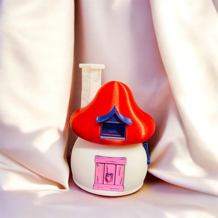 Casuta Strumfilor – decor 3D realizat de Alore Magic 3D Print [2]